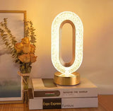 Imported Crystal Touch Lamp, Rechargeable Luxury Lighting